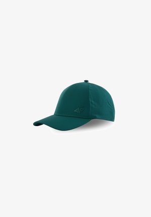 4F, 4F CZAPKA Z DASZKIEM TENISOWA MĘSKA - Cap - dark green