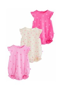 Next - 3 PACK  - Tuta jumpsuit - pink tonal heart printed Immagine in miniatura 1