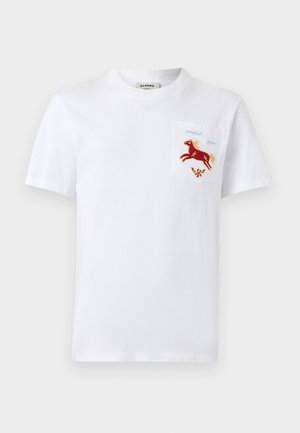 HORSE TEE - Potiskana majica - blanc