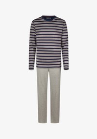 Non sélectionné, gray blue red striped