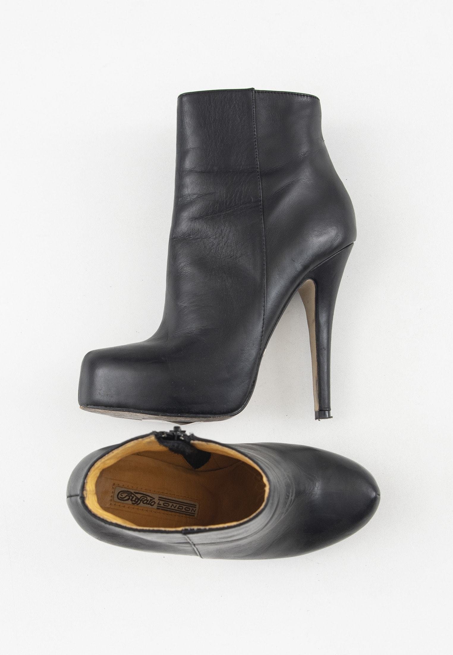 Buffalo Bottines à talons hauts - black/noir - ZALANDO.FR