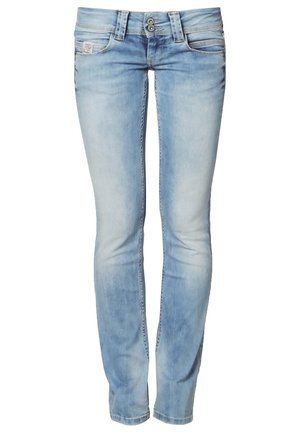 Vaqueros rectos - bleached denim