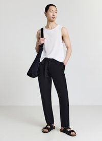 Calliope TRAFORATA - Top - bianco lana