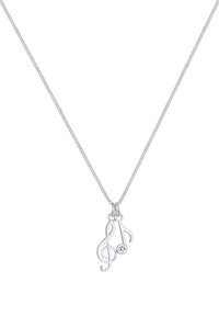 Elli SPARKLING MUSIC CLEF - MIT KRISTALLEN VON SWAROVSKI® - Halskæder - silberfarben