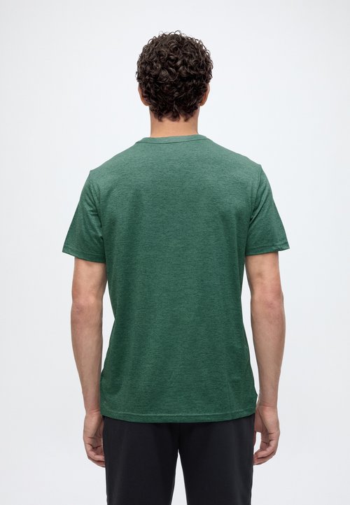 PUMA M TAD ESSENTIALS HEATHER CAT TEE (CF SMALL CAT) - Sports T-shirt - herb garden — photo 3