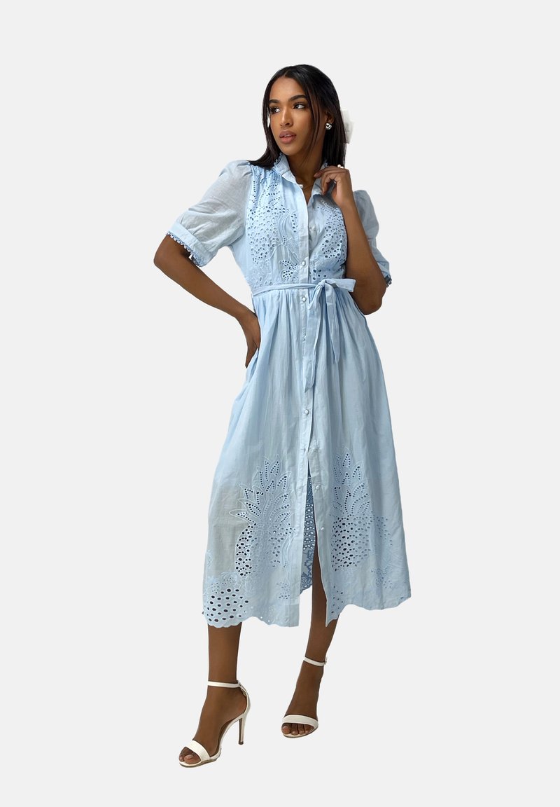 Elara Abito a camicia - hellblau