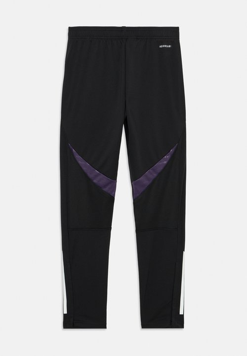 adidas MANCHESTER UNITED COMPETITION TRAINING PANTS KIDS UNISEX - Equipación de clubes - black/aurora plum — photo 5