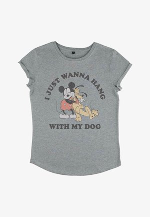 Disney DISNEY CLASSIC MICKEY MICKEY DOG FILL LOVER - T-shirt imprimé - melange grey