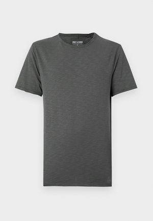 Only & Sons, ONSBENNE LONGY SS TEE NF 7822 NOOS - Lihtne T-särk - grey