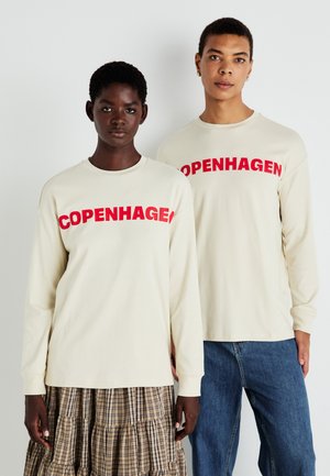 NMMOCCA CREW NECK UNISEX - T-shirt à manches longues - birch