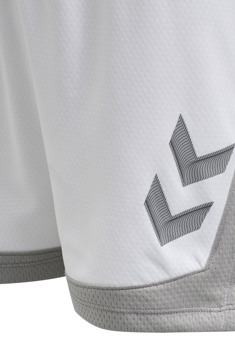 Hummel Memphis Short pour Enfants | Blanc - Noir | Teamswear