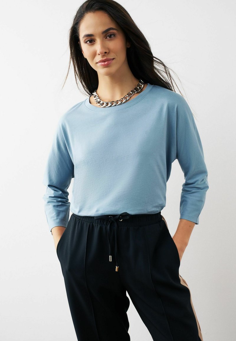 Next 3/4 LENGTH SLEEVES T-SHIRT - Lihtne T-särk - blue