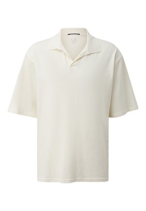 QS, POLO-SHIRT - Poloshirt - creme