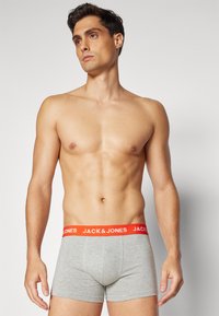 Jack & Jones JACSOLID TRUNKS 12 PACK - Boxerbriefs - light grey melange
