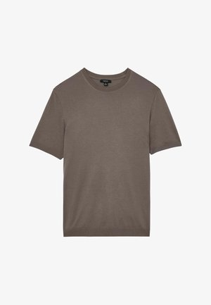 Reiss, Basic T-shirt - mouse brown