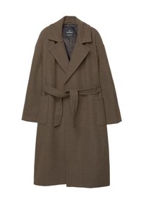 WITH BELT - Trenchcoat - dark brown