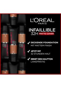 L'Oréal Paris INFAILLIBLE 32H MATTE COVER - Foundation - 260 soleil dore/golden sun