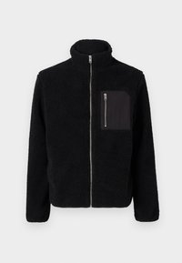 Jack & Jones JJBRADLEY JACKET - Fleecejas - black