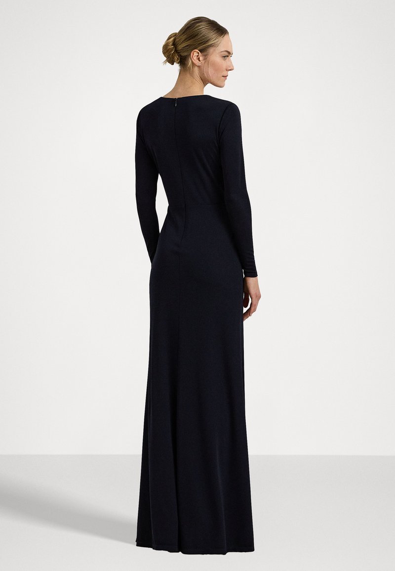 Lauren Ralph Lauren TWIST FRONT STRETCH JERSEY GOWN - Jersey dress -  lighthouse navy/blue