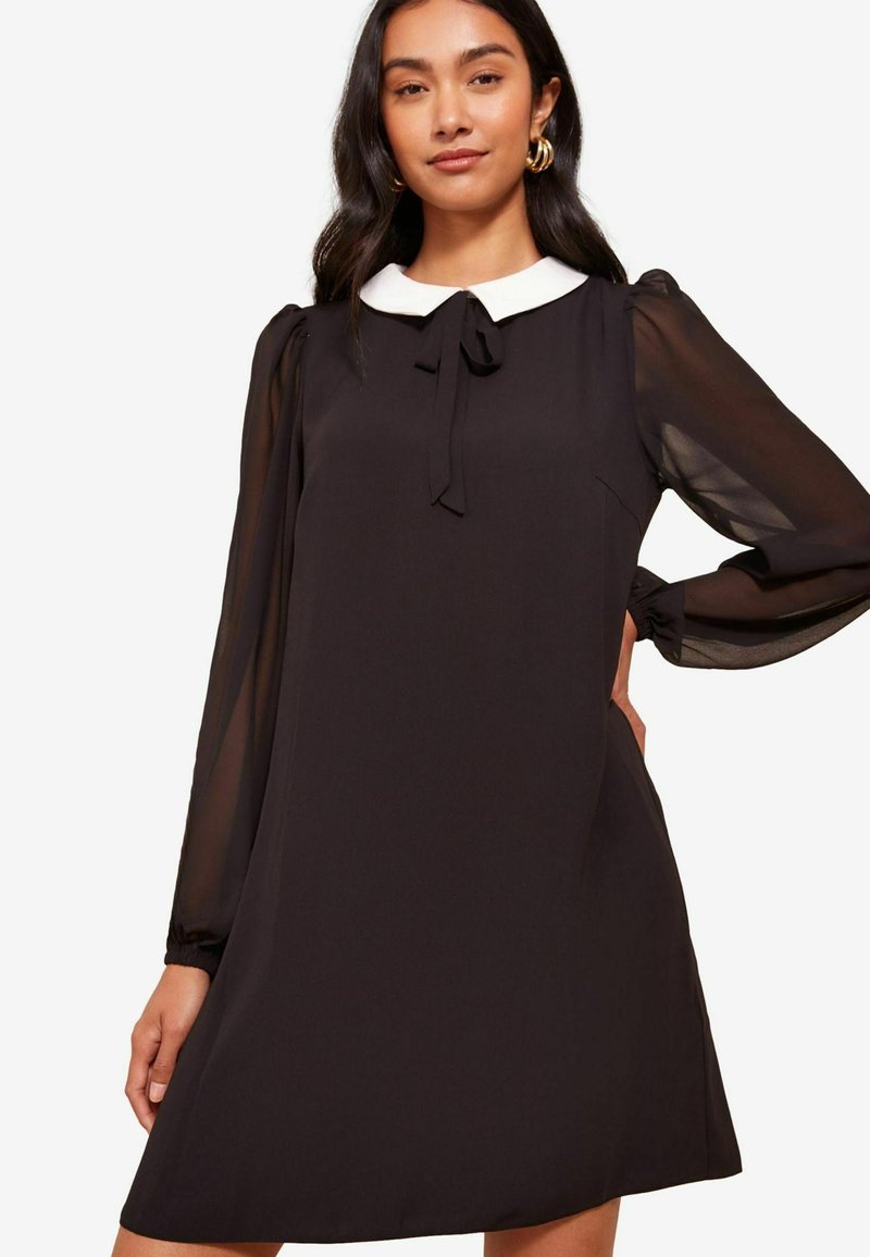 Friends Like These CONTRAST COLLAR TAILORED - Jurk - grey