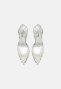 Jeffrey Campbell SHINER - Sandalias de tacón - silver-coloured