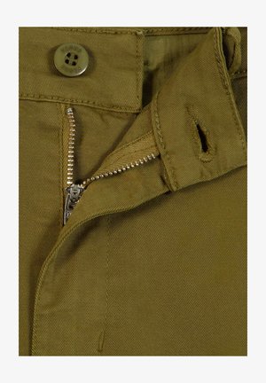 Faguo, BRIX REGULAR CHAINE ET TRAME WARM - Broek - kaki foncé