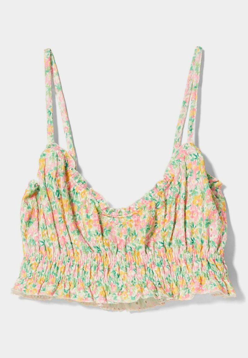Bershka Top groen Bershka Top groen