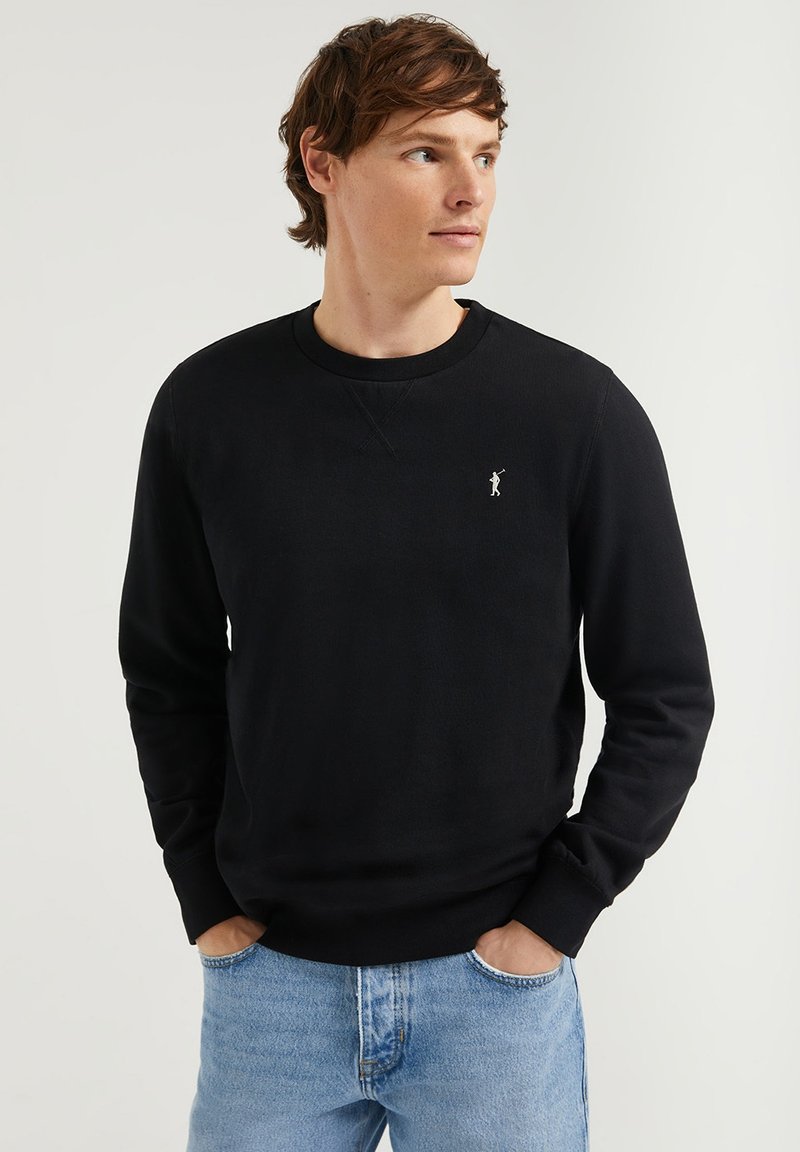 Polo Club CREWNECK RIGBY GO Sweatshirt black/schwarz Zalando.at