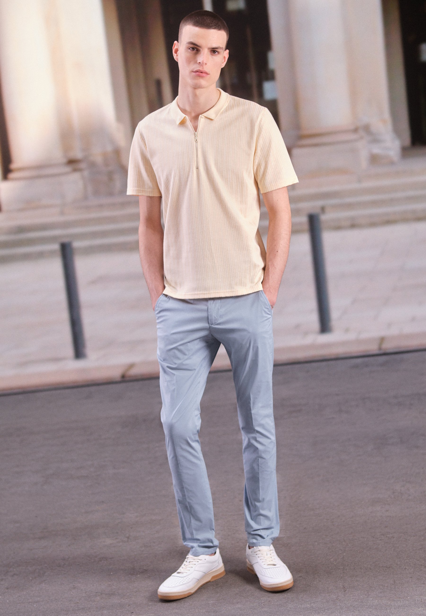 Dondup PANTALONE GAUBERT - Chino - light blue powder/celeste - Zalando.it