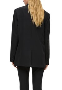 QS MIT PATTENTASCHEN - Halflange jas - schwarz