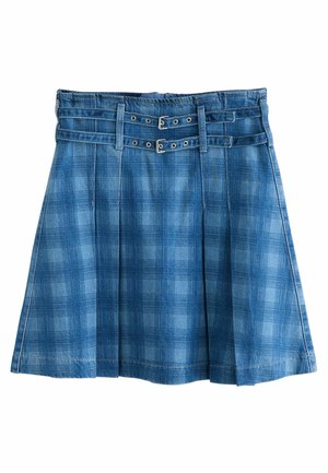 Next REGULAR FIT  - Áčková sukně - blue denim