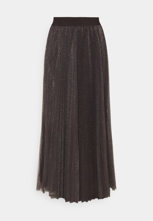 Veckad kjol - brown