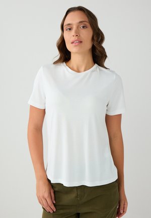 REGULAR FIT CREW NECK - T-shirt basic - white