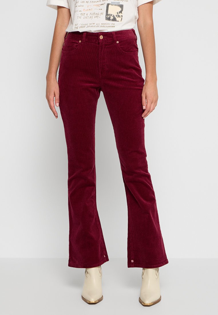 Scotch & Soda Broek bordeauxrood