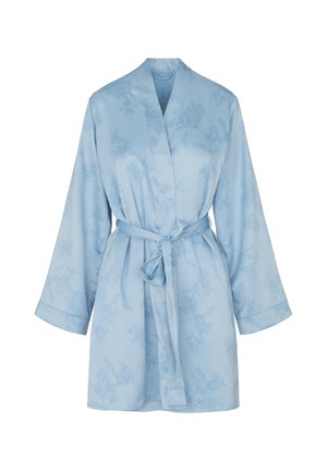 Hunkemöller, HUNKEMÖLLER KIMONO FLORAL - Peignoir - blue