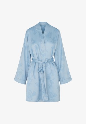 Hunkemöller, HUNKEMÖLLER KIMONO FLORAL - Peignoir - blue