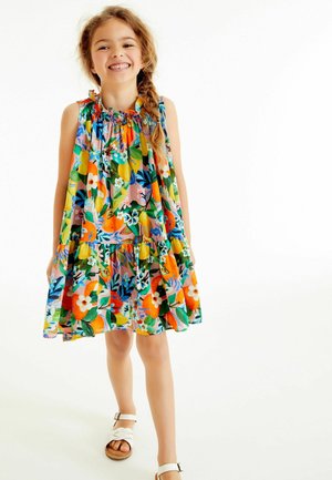 PRINTED TRAPEZE - Sukienka letnia - orange