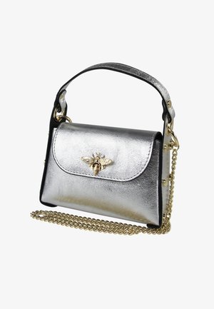 DrachenLeder Handbag - silberfarben