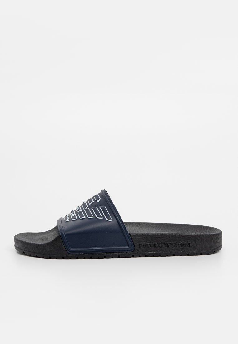 Emporio Armani Pantolette flach dunkelblau