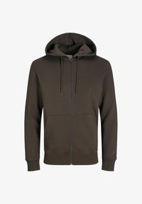 Jack & Jones JJESTAR BASIC HOOD - Sweat à capuche - bungee cord/marron Jack & Jones JJESTAR BASIC HOOD - Sweat à capuche - bungee cord/marron
