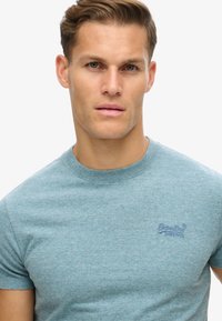 Superdry VINTAGE  - Basic T-shirt - desert sky blue grit