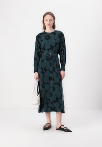 Marimekko COMBU UNIKKO DRESS - Kjole - green/black