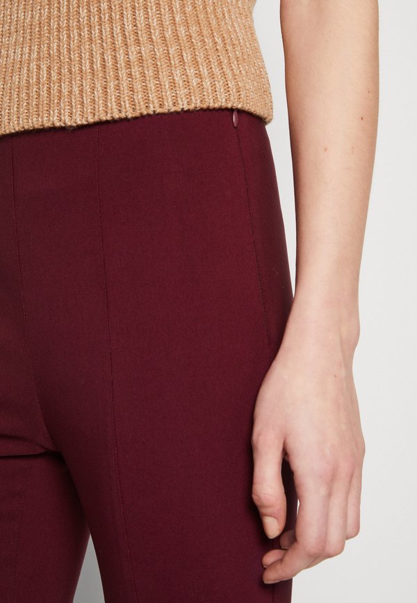 TIGHT ZIPPER - Leggings - Trousers - bordeaux4