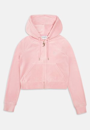 Juicy Couture CAPRICORN HOODIE - Majica s kapuljačom i patentnim zatvaračem - pink
