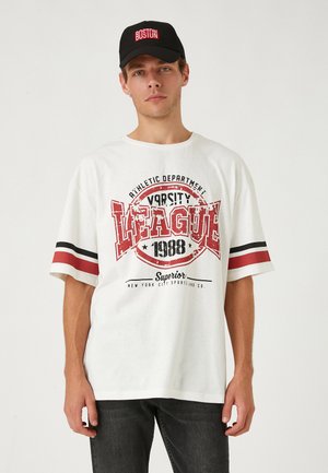 COLLEGE PRINTED  - Camiseta estampada - white