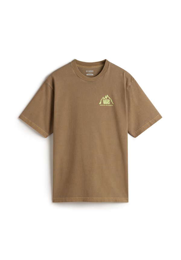 MTE CRESTLINE - T-Shirt print - sepia