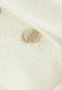 Next BUTTON DETAIL WIDE LEG - Bukser - cream