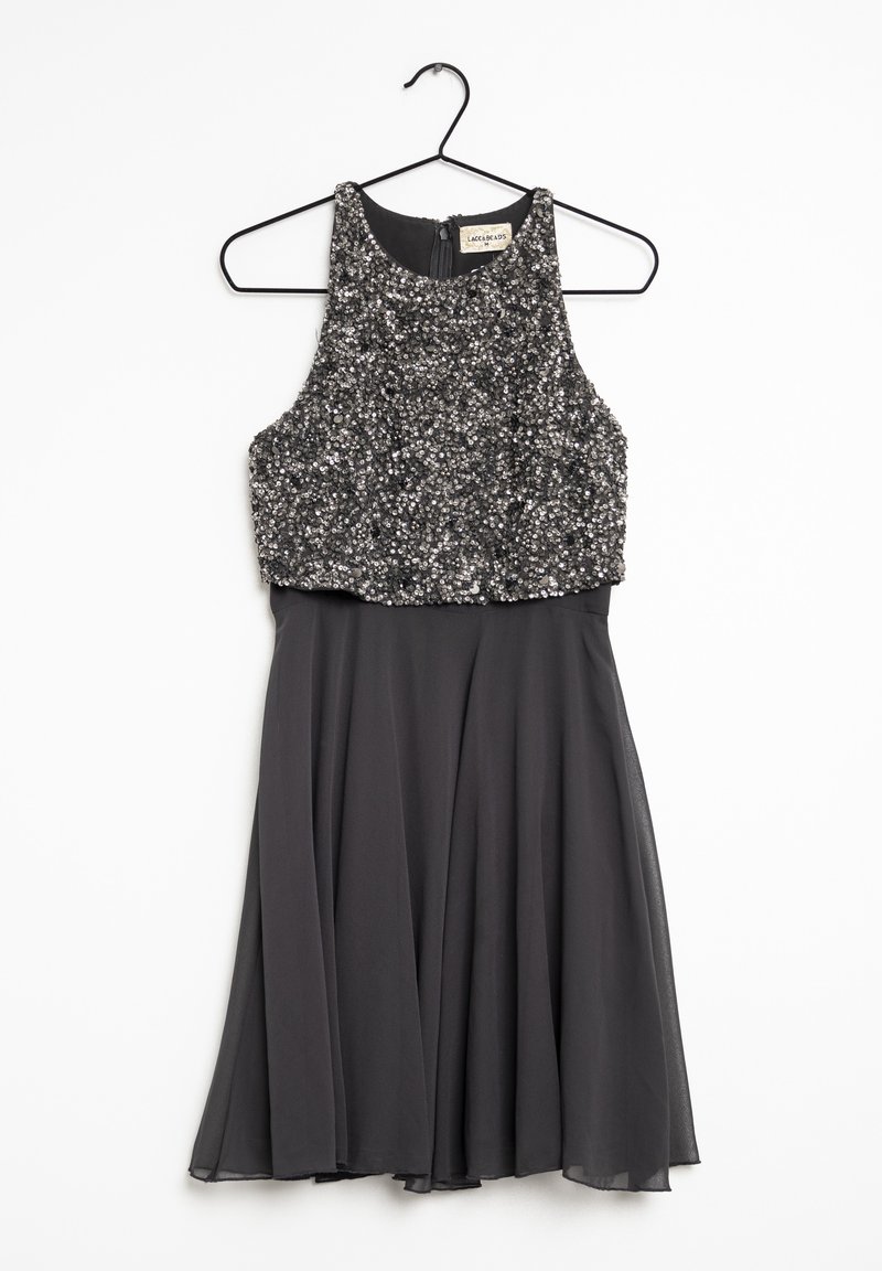 Lace & Beads Koktejlové šaty / šaty na párty - grey