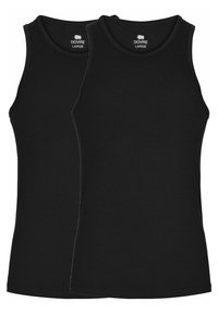 Dovre 2-PACK - Undershirt - black