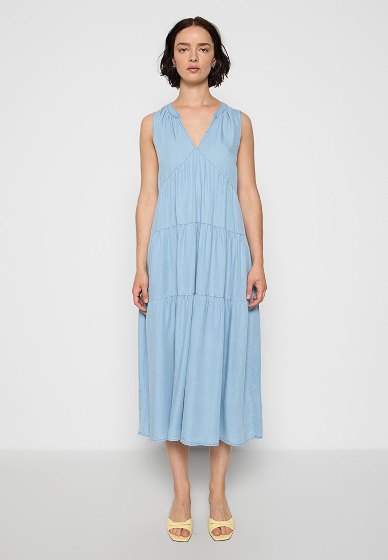 DKNY Maxi-jurk lichtblauw